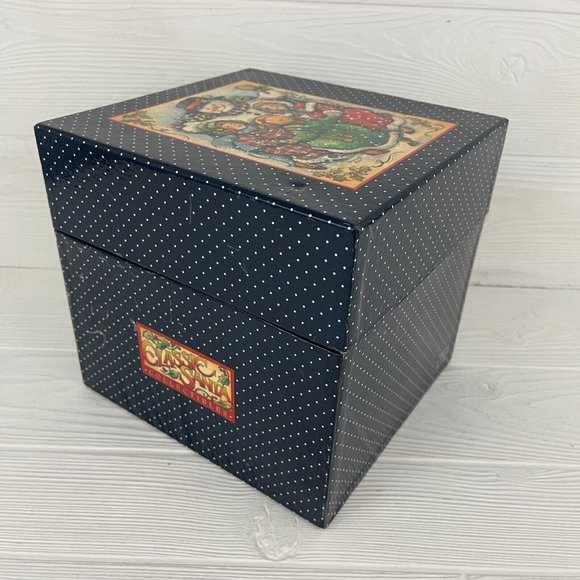 Lang & Wise Classic Santa Merry Round Snowman Set Susan Winget 1st Edition 1998 - Picture 3 of 16